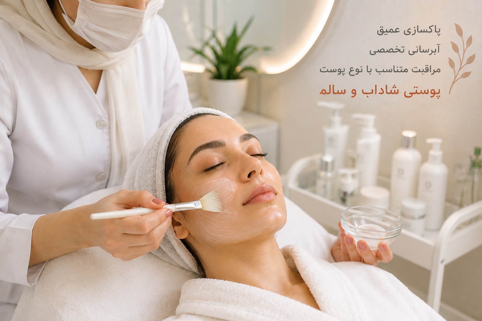 خدمات تخصصی پاکسازی و فیشیال صورت در مشهد
