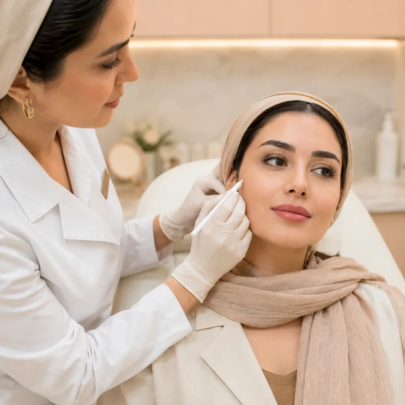 بهترین خدمات ژل و بوتاکس در مشهد در مرکز شاپ لیزر